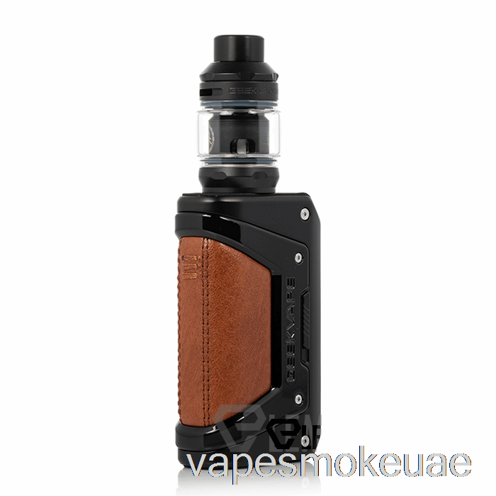 Vape Uae Geek Vape L200 Aegis Legend 2 200w طقم بداية أسود (مع جلد بني)